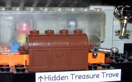 Hidden Treasure Trove in the Lego Castle