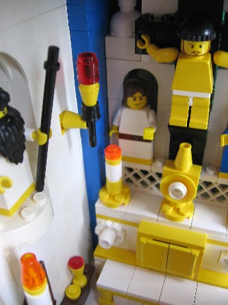 Lego Church St Benedict Statue