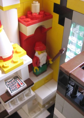 Lego Church St Nicholas Statue
