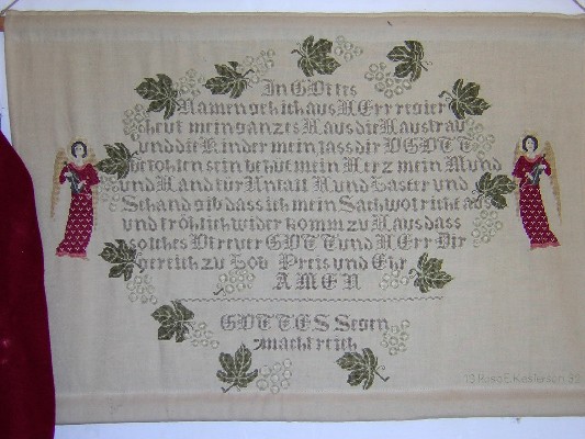 Embroidered Prayer